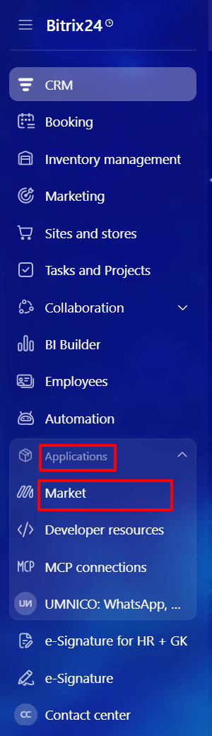 setting up MAX integration in Bitrix24