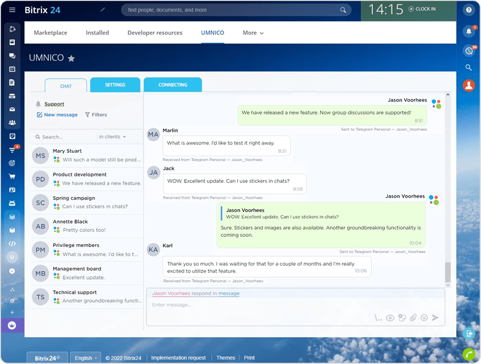 All Avito messages in a single interface