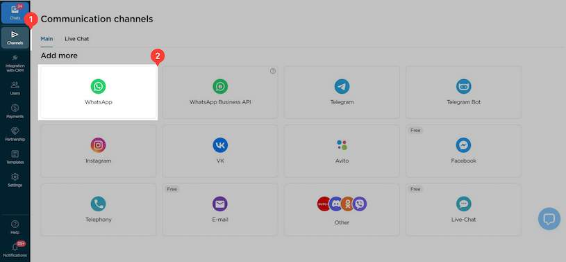 Channels showcase