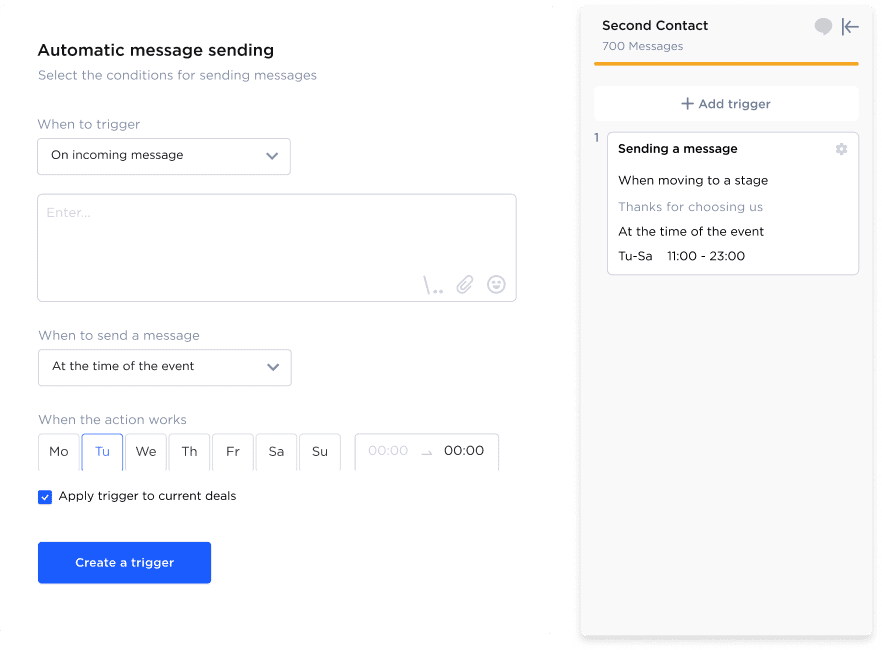 Auto-replies and notifications