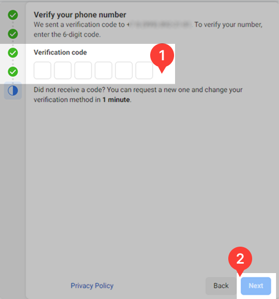 WhatsApp Business Account verification