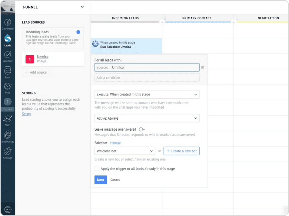 Trigger setup in CRM