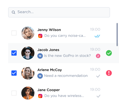 Message search