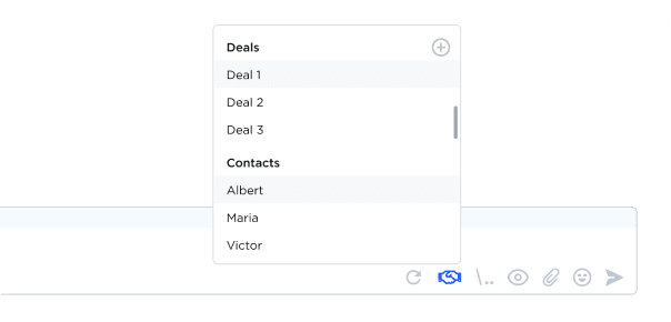 Chat to deal switching