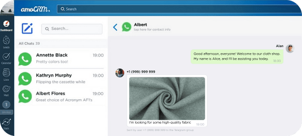 Recent chat history uploading