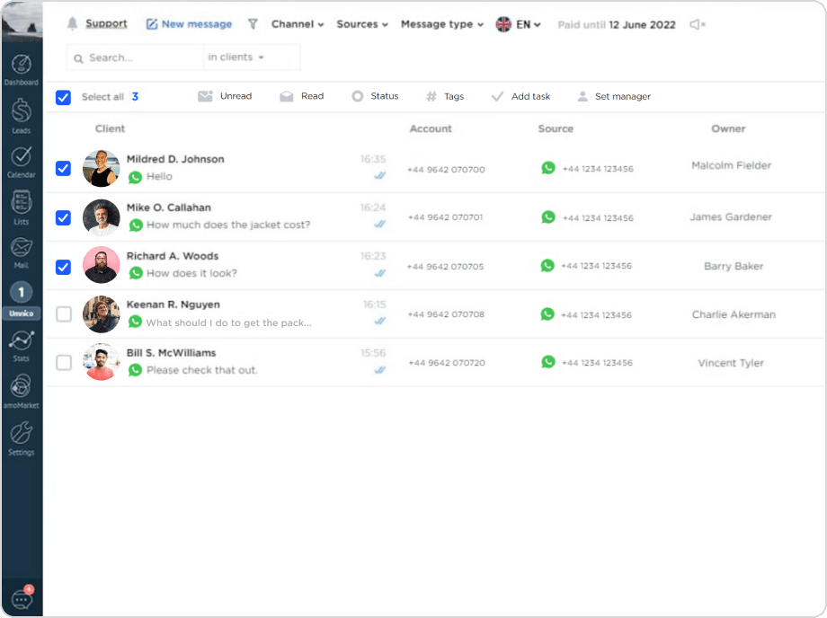 One window for all inquiries processing