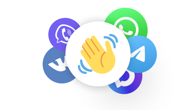 Приветственное сообщение в мессенджерах