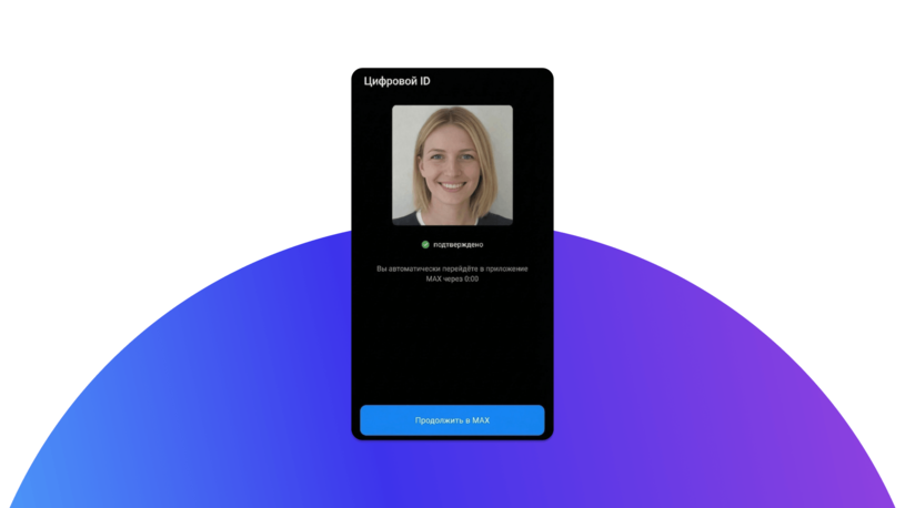 Цифровой ID в MAX создан