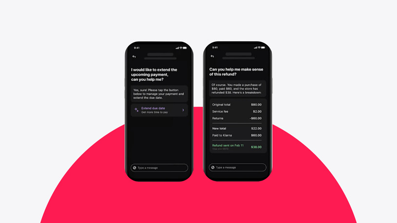 чат-бот для компании Klarna