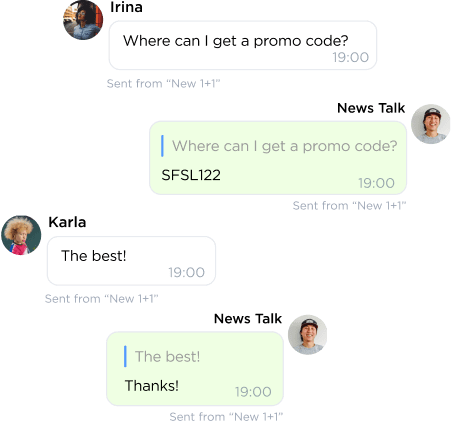 Group chat sample