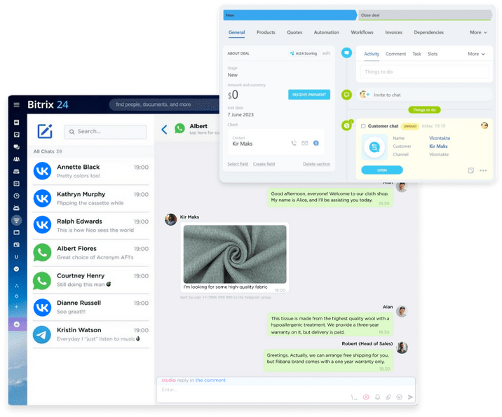 VKontakte and Bitrix24 Integration – Automate Social Media Leads