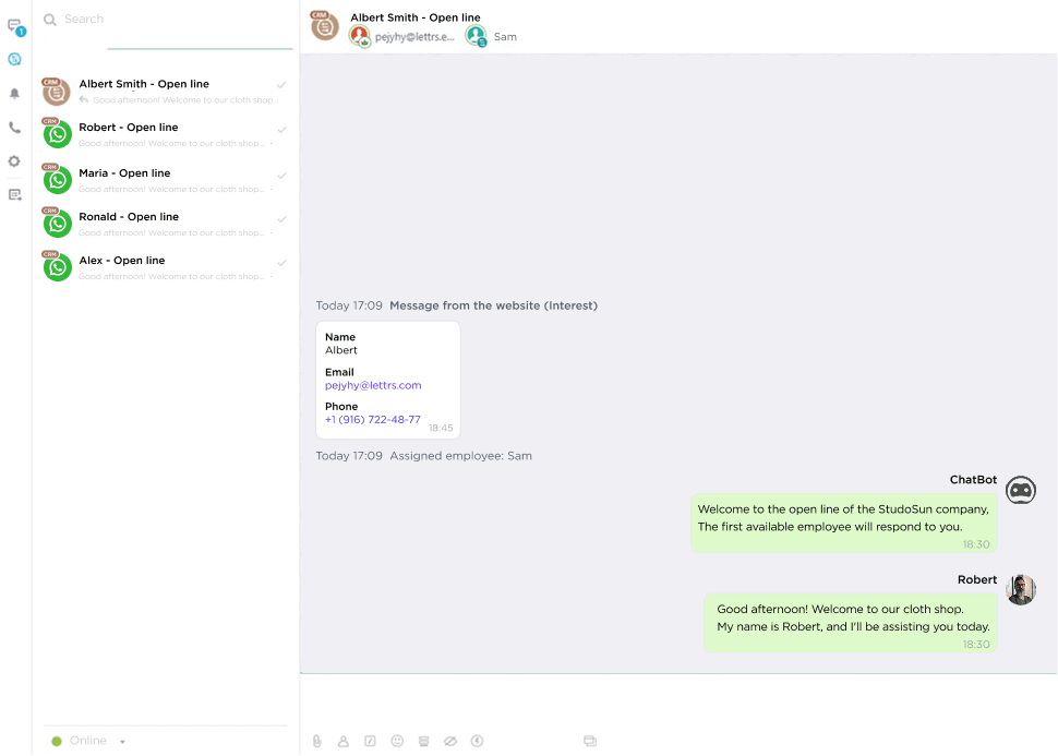 Reach your client first with WhatsApp and Bitrix24 CRM