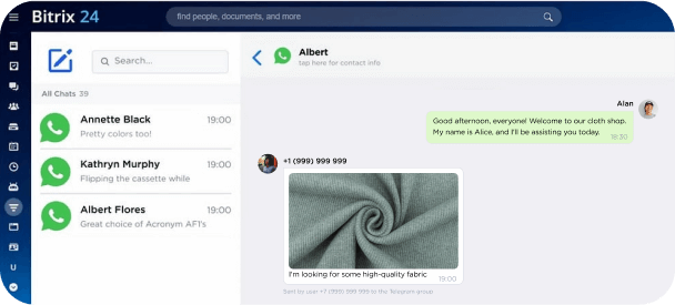 WhatsApp chat history