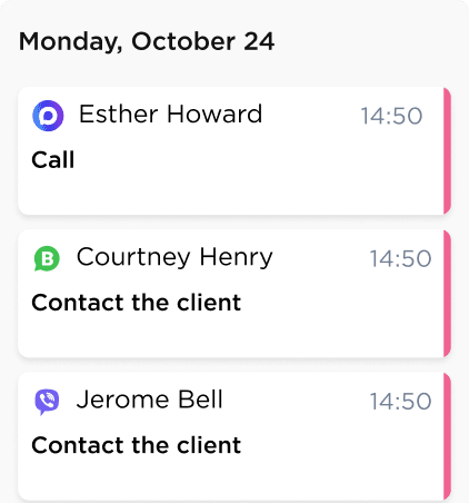 Task calendar