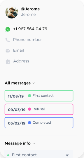 Client database