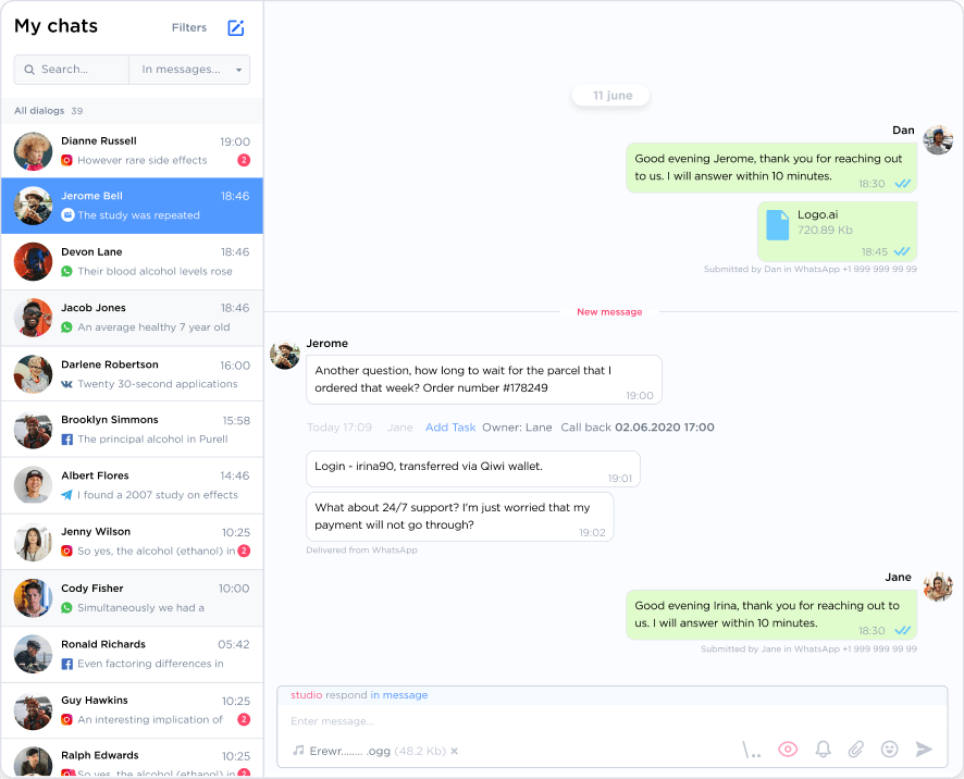 Student relationship management and communication with Umnico Inbox