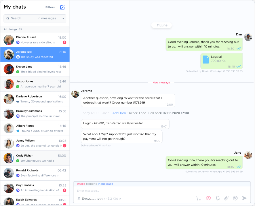 Student relationship management and communication with Umnico Inbox
