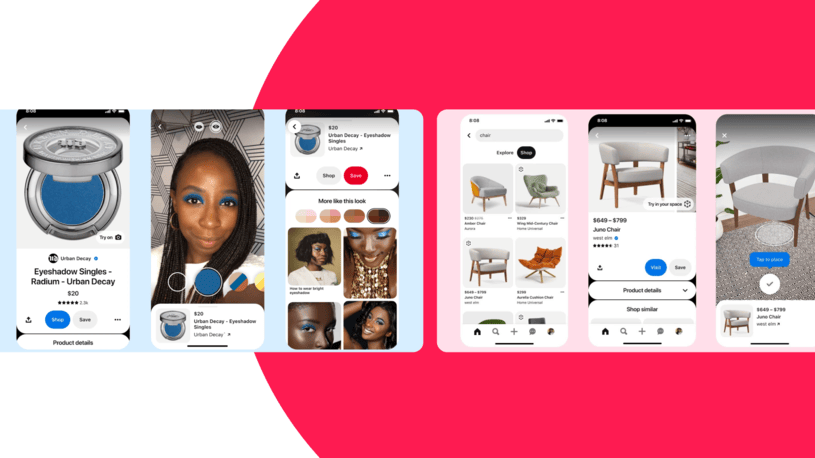 AR application in social commerce