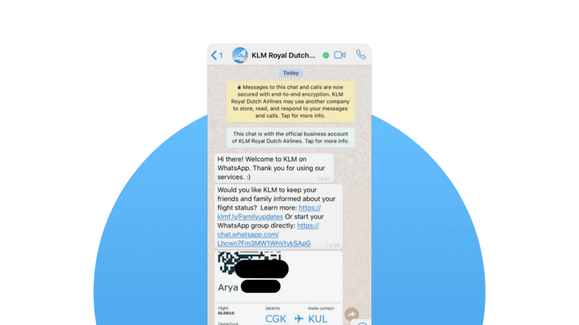 Another example of messenger marketing