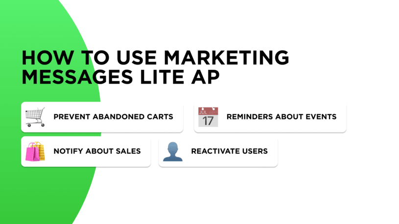 Marketing Messages Lite API use cases