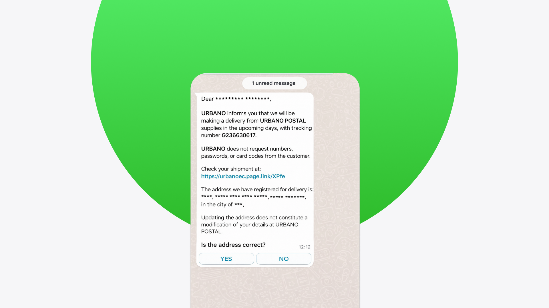 WhatsApp automation auto-reply example