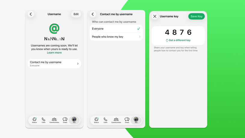 How to create a WhatsApp username on a personal account