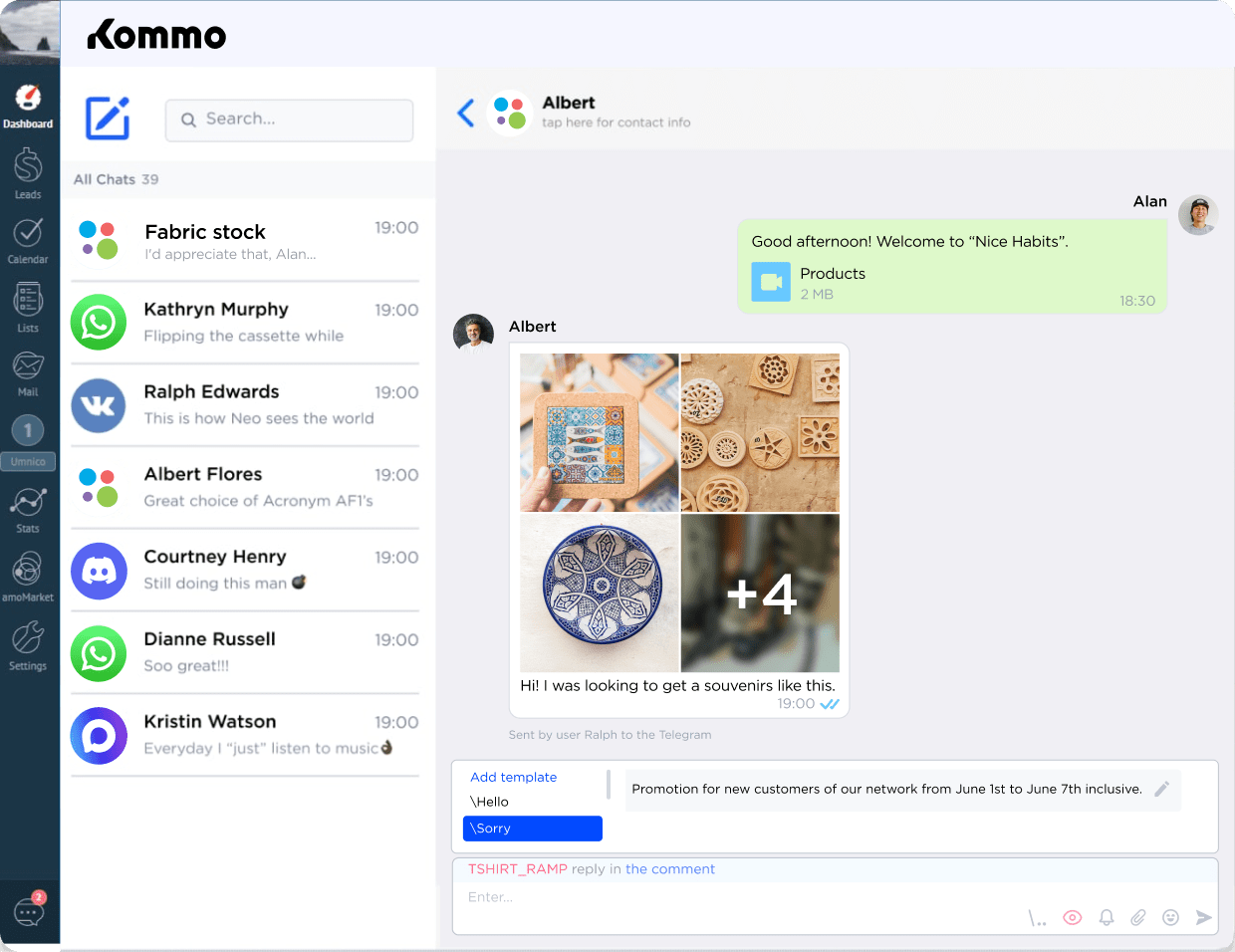 Avito in amoCRM