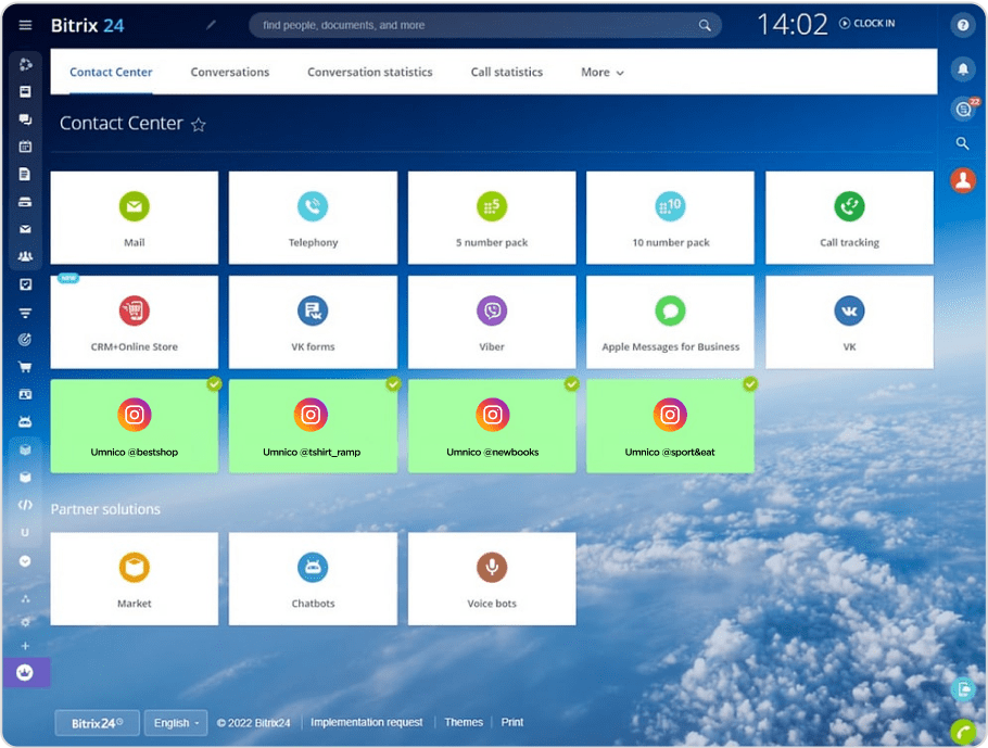 Connect any number of Instagram accounts to Bitrix24 with Umnico