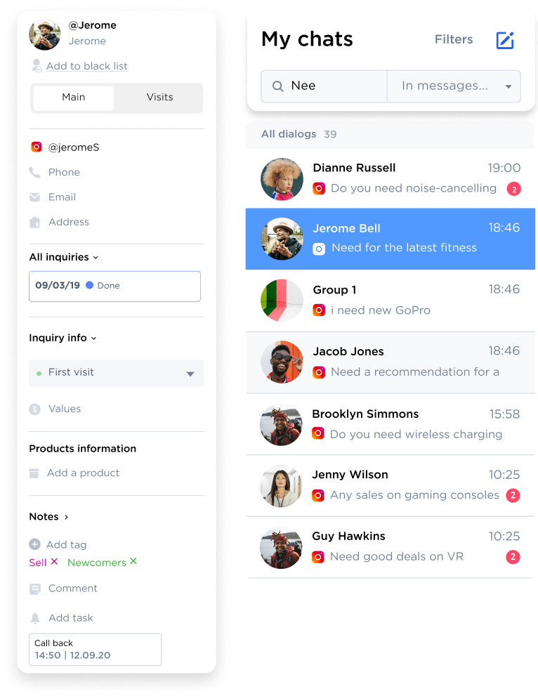 Keep all customer records within your reach