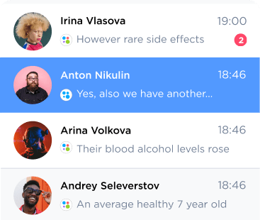 Familiar messenger interface