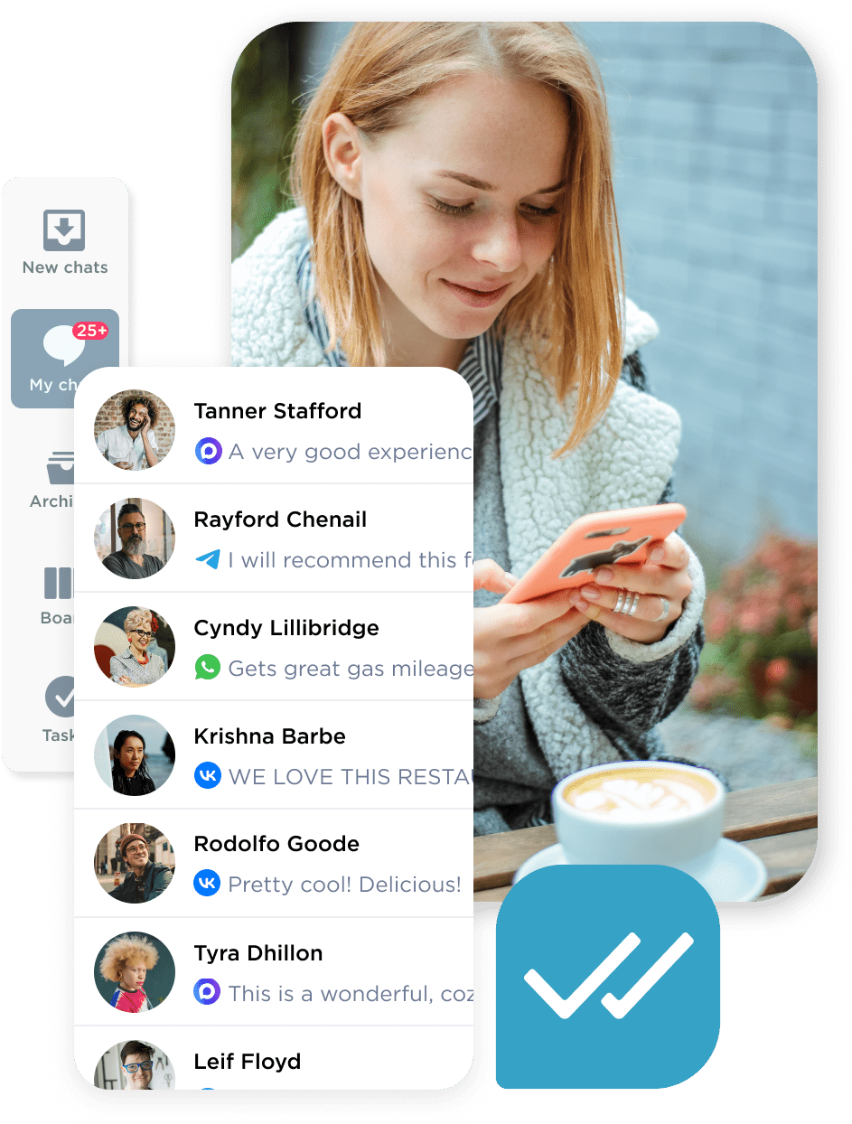 Umnico Inbox — many instant messages and social media in one app