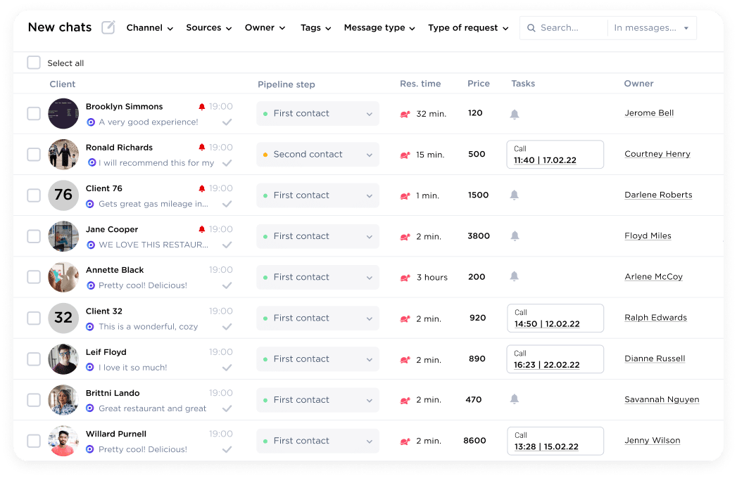 Multichat window for MAX messenger