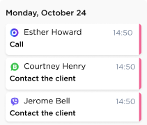 Task calendar