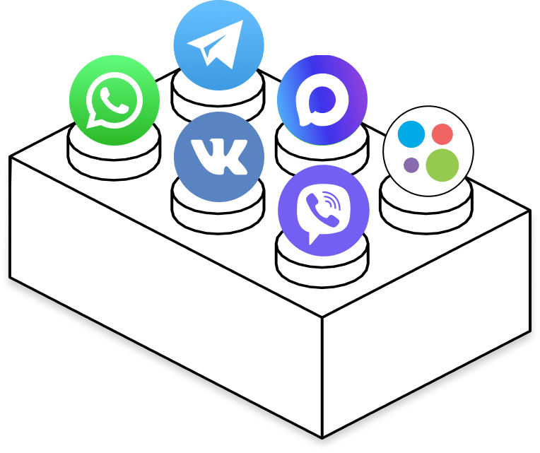 All-in-one messenger widget with custom rates