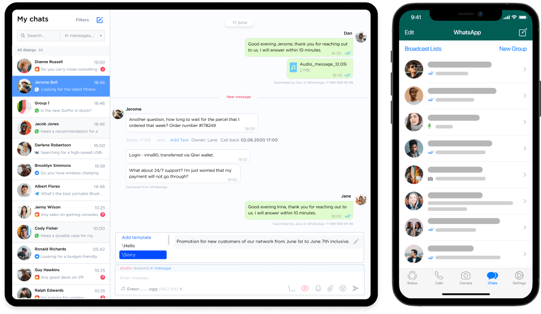 WhatsApp Integration and WhatsApp CRM by Umnico