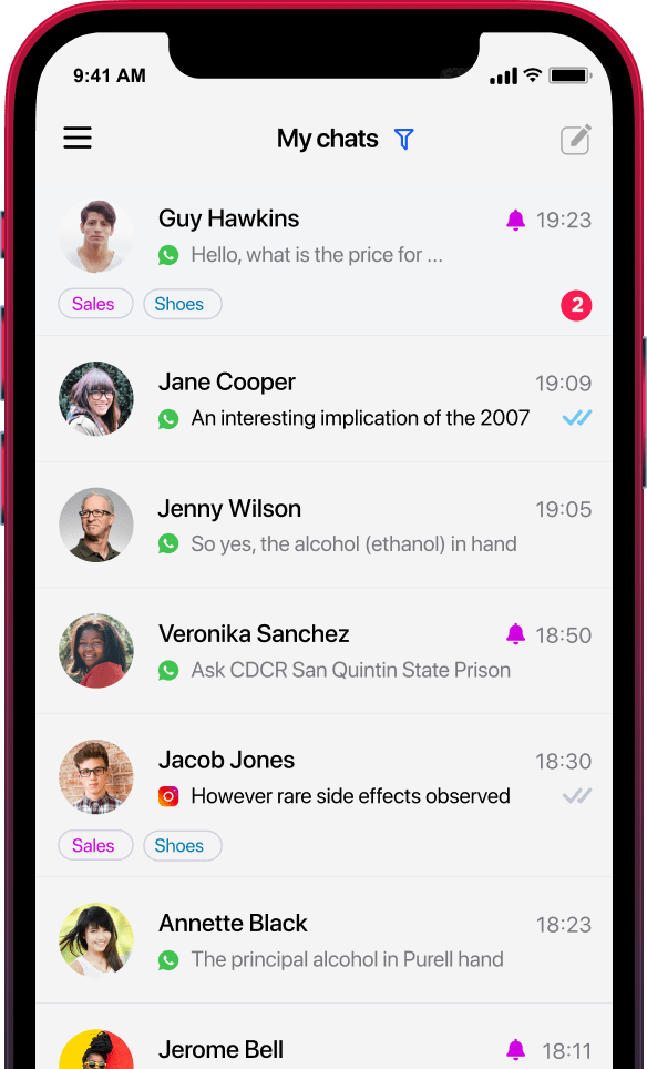 Umnico mobile app