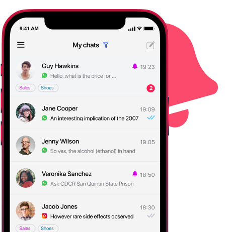 Notification screen