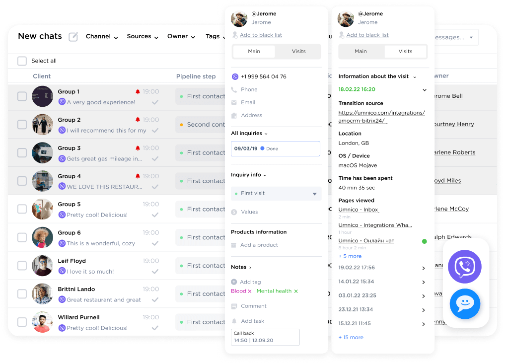 viber button for website